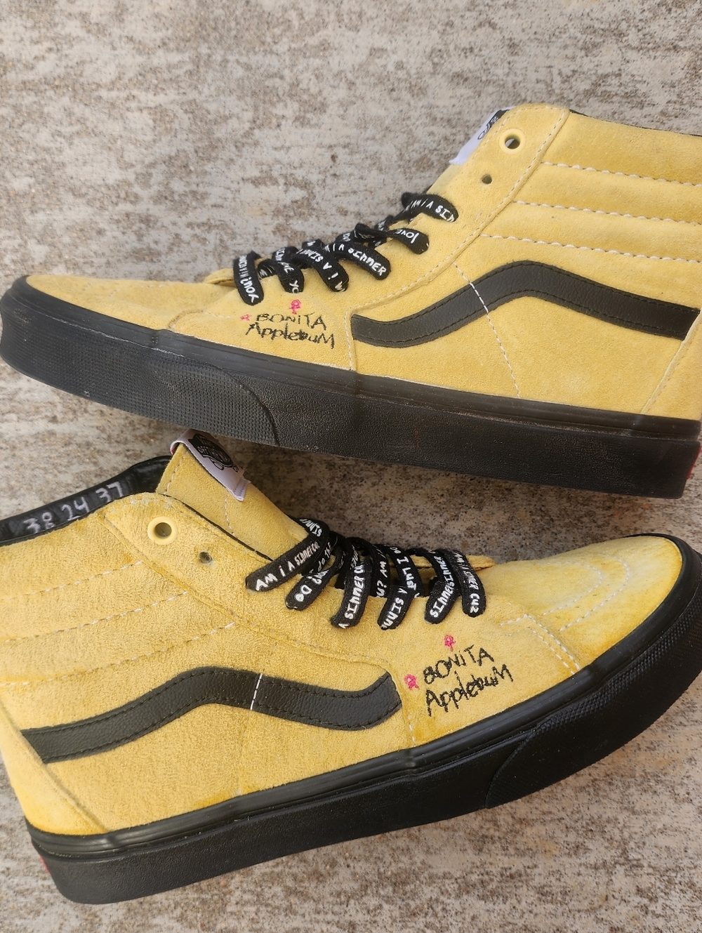 Vans Sk8-Hi x A Tribe Called Quest 'Mellow Yellow' Bonita Applebum Sneakers, 7.5